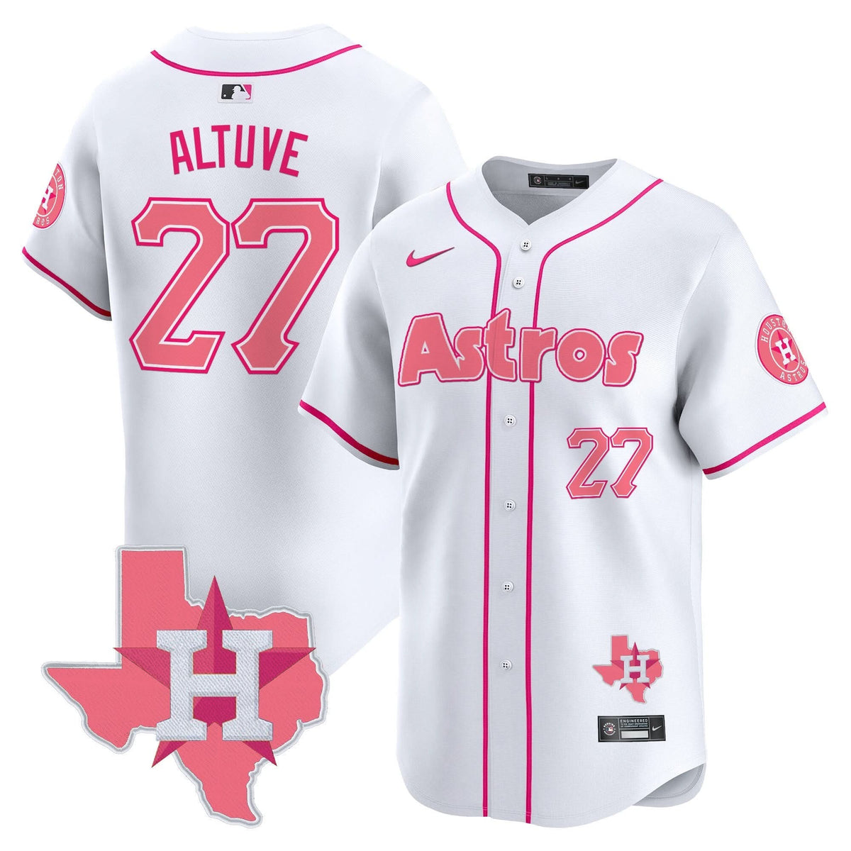 HA Bubblegum Pink Vapor Premier Limited Jersey V3 - Stitched
