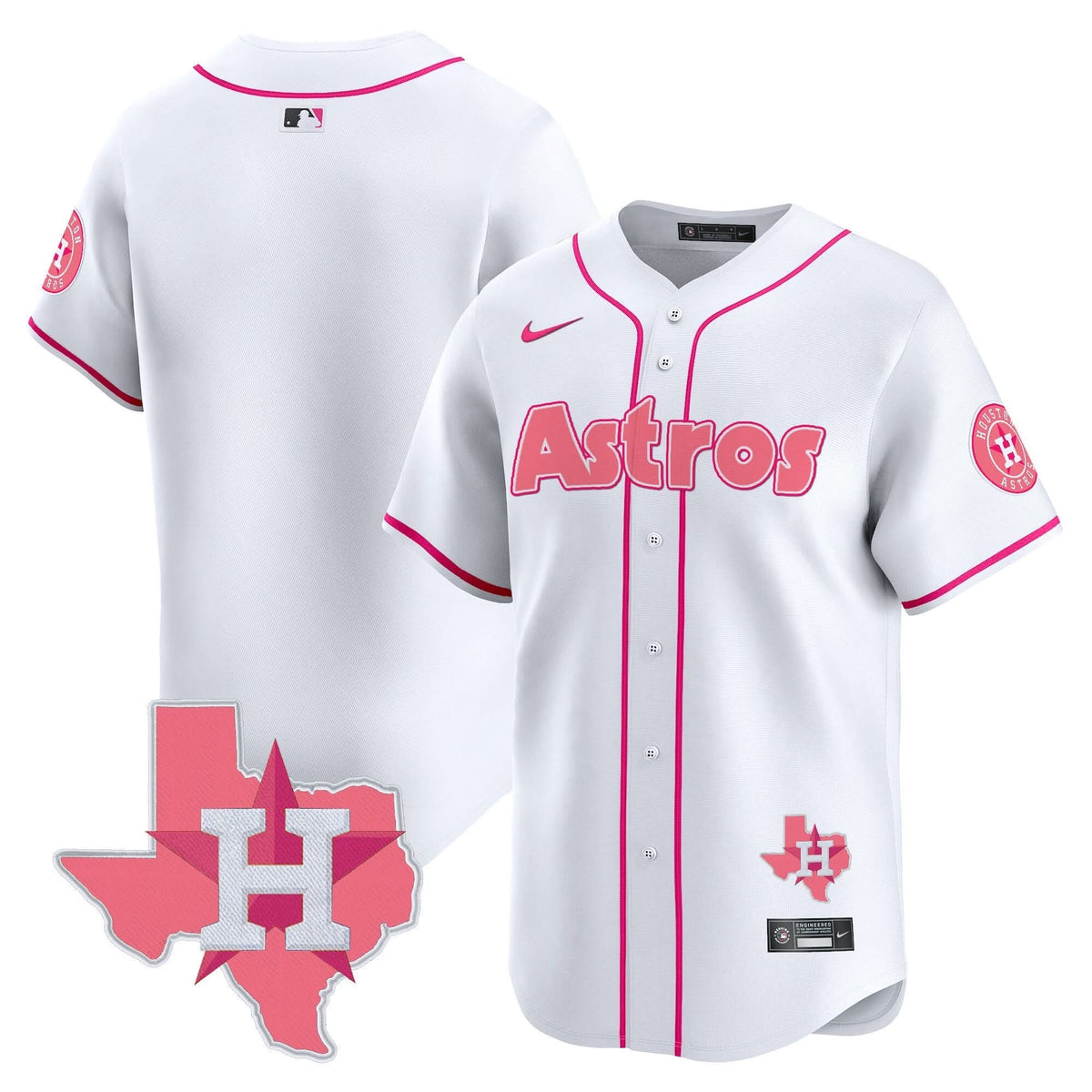 HA Bubblegum Pink Vapor Premier Limited Jersey V3 - Stitched