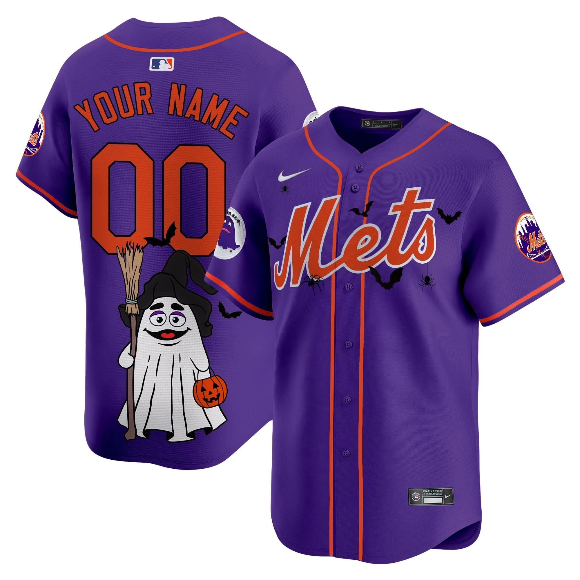 NYM Grimace Halloween Vapor Premier Limited Cusstom Jersey V2- Printed