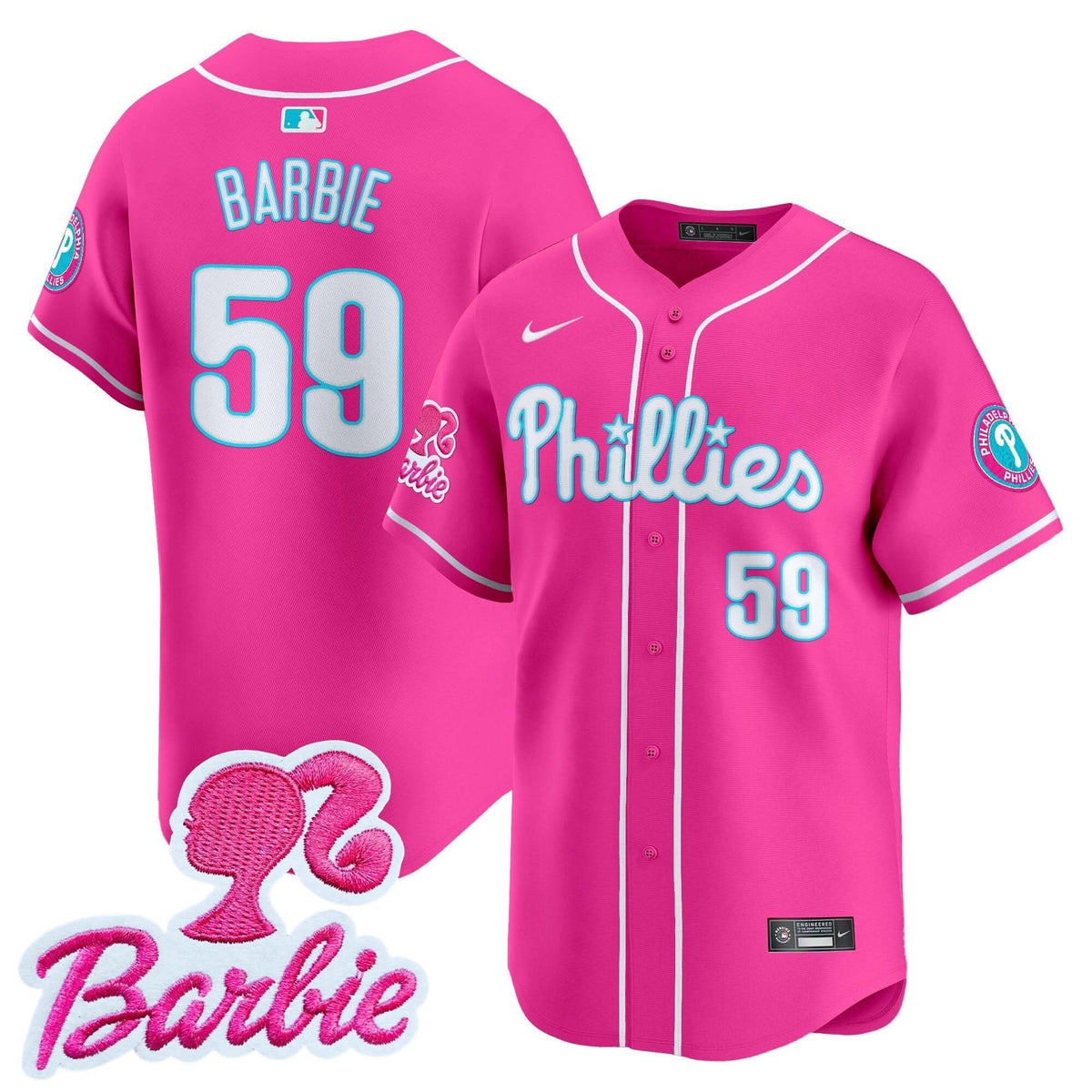 PP Barbie Patch Vapor Premier Limited Jersey - Stitched