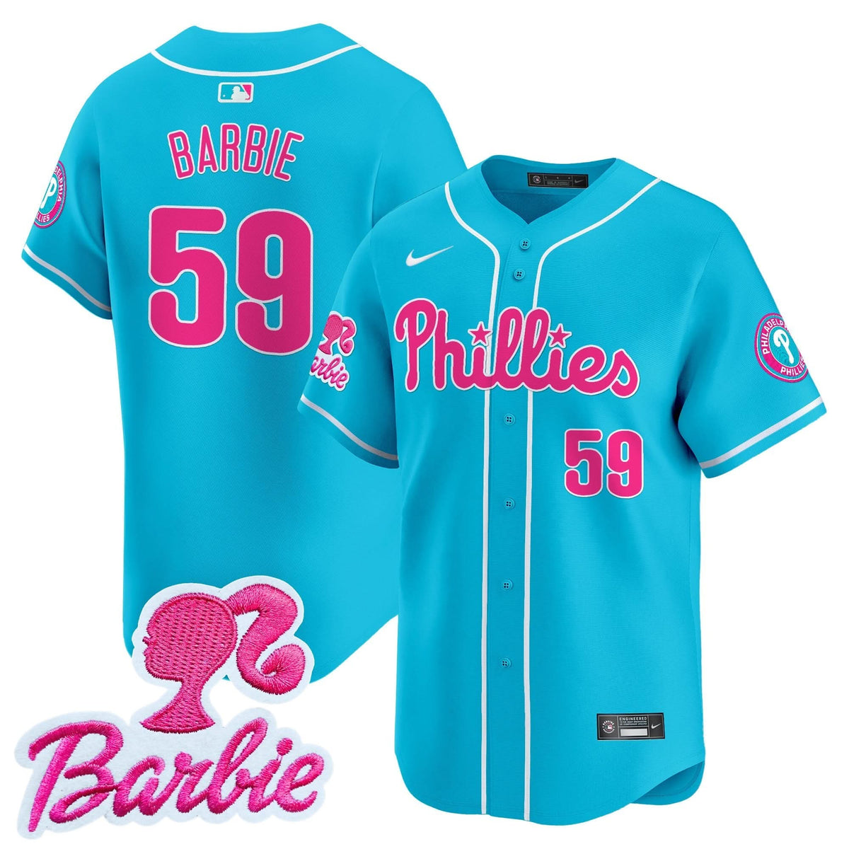 PP Barbie Patch Vapor Premier Limited Jersey - Stitched