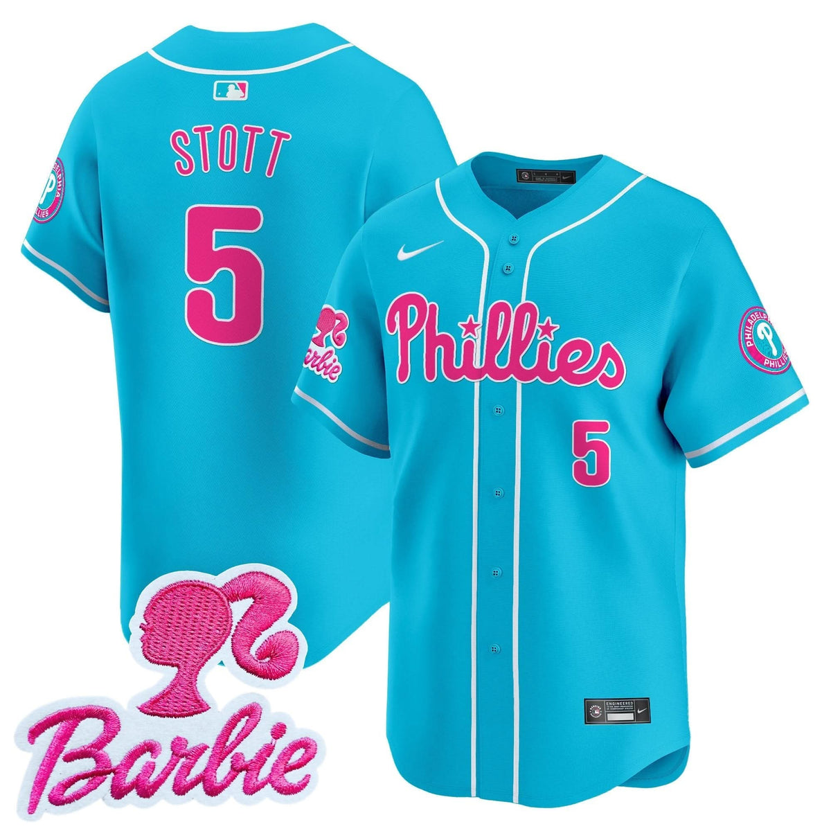 PP Barbie Patch Vapor Premier Limited Jersey - Stitched
