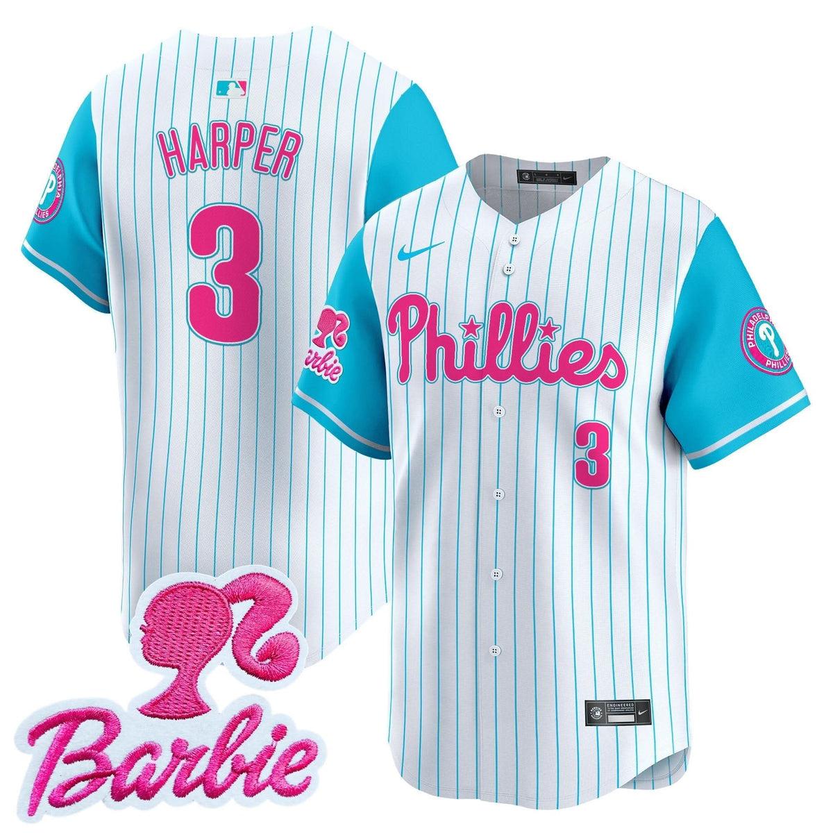 PP Barbie Patch Vapor Premier Limited Jersey - Stitched
