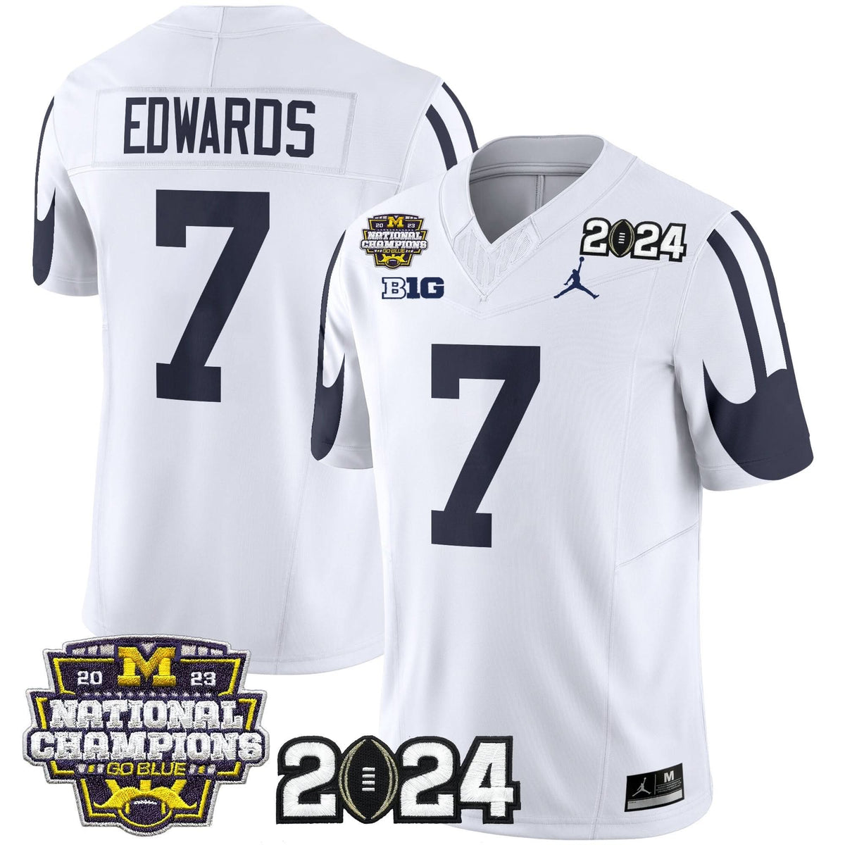 MW 2024 CFP & National Champions Patch Vapor Limited Jersey