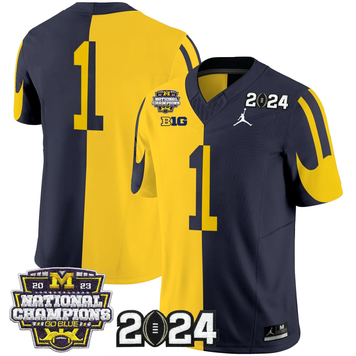 MW 2024 CFP & National Champions Patch Vapor Limited Jersey