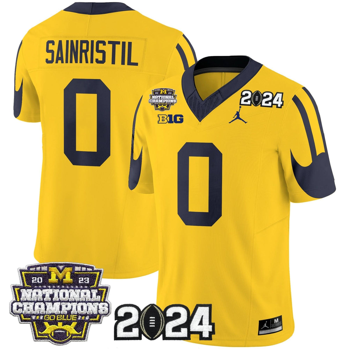 MW 2024 CFP & National Champions Patch Vapor Limited Jersey