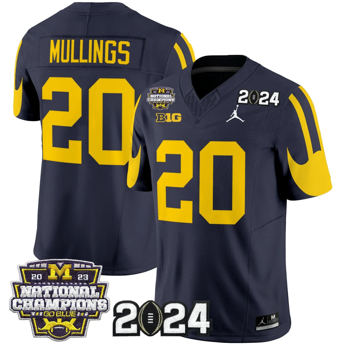 MW 2024 CFP & National Champions Patch Vapor Limited Jersey
