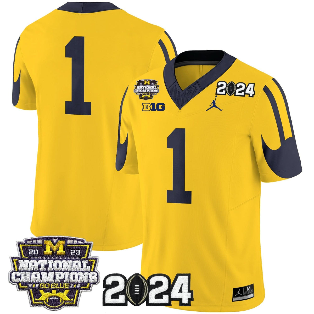 MW 2024 CFP & National Champions Patch Vapor Limited Jersey
