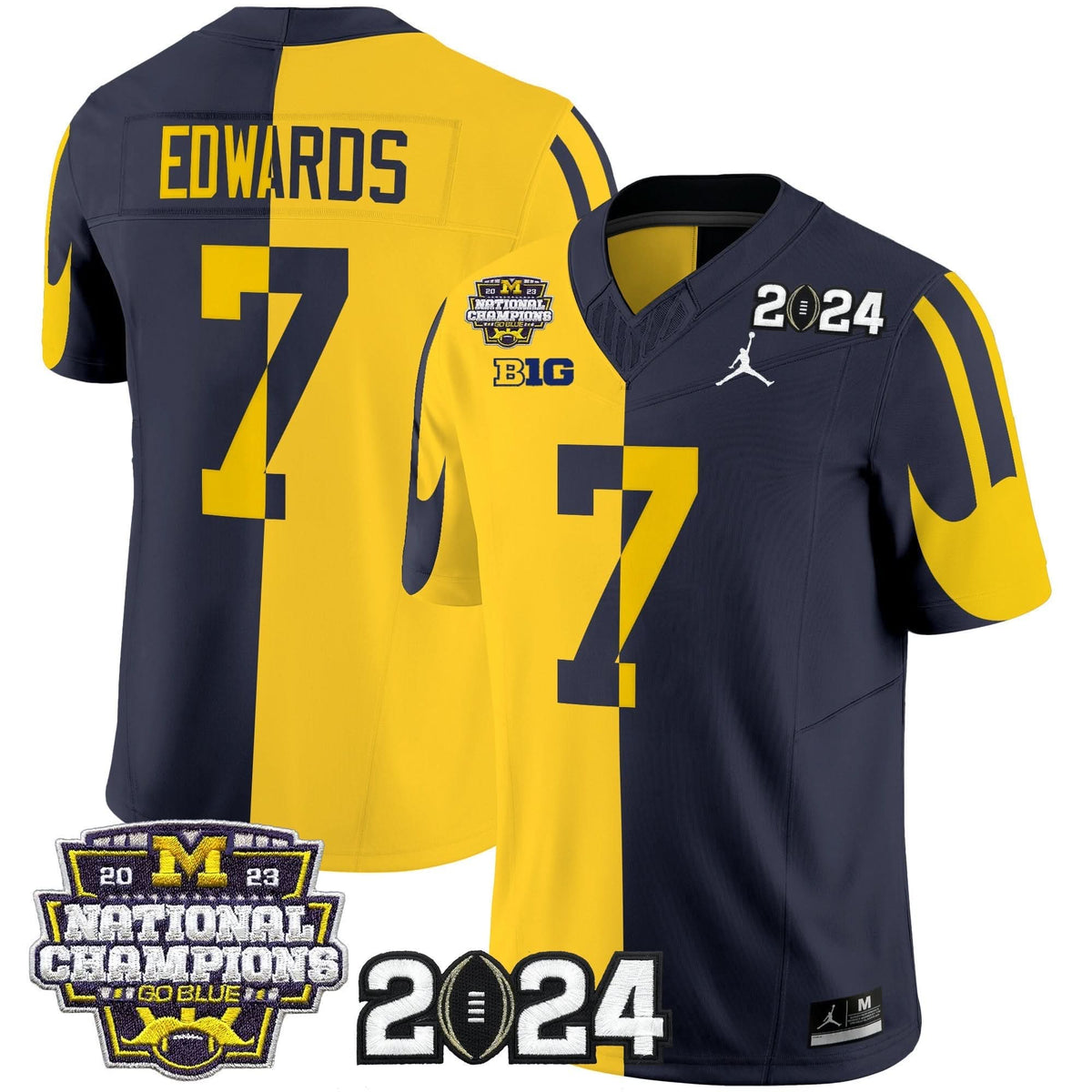 MW 2024 CFP & National Champions Patch Vapor Limited Jersey