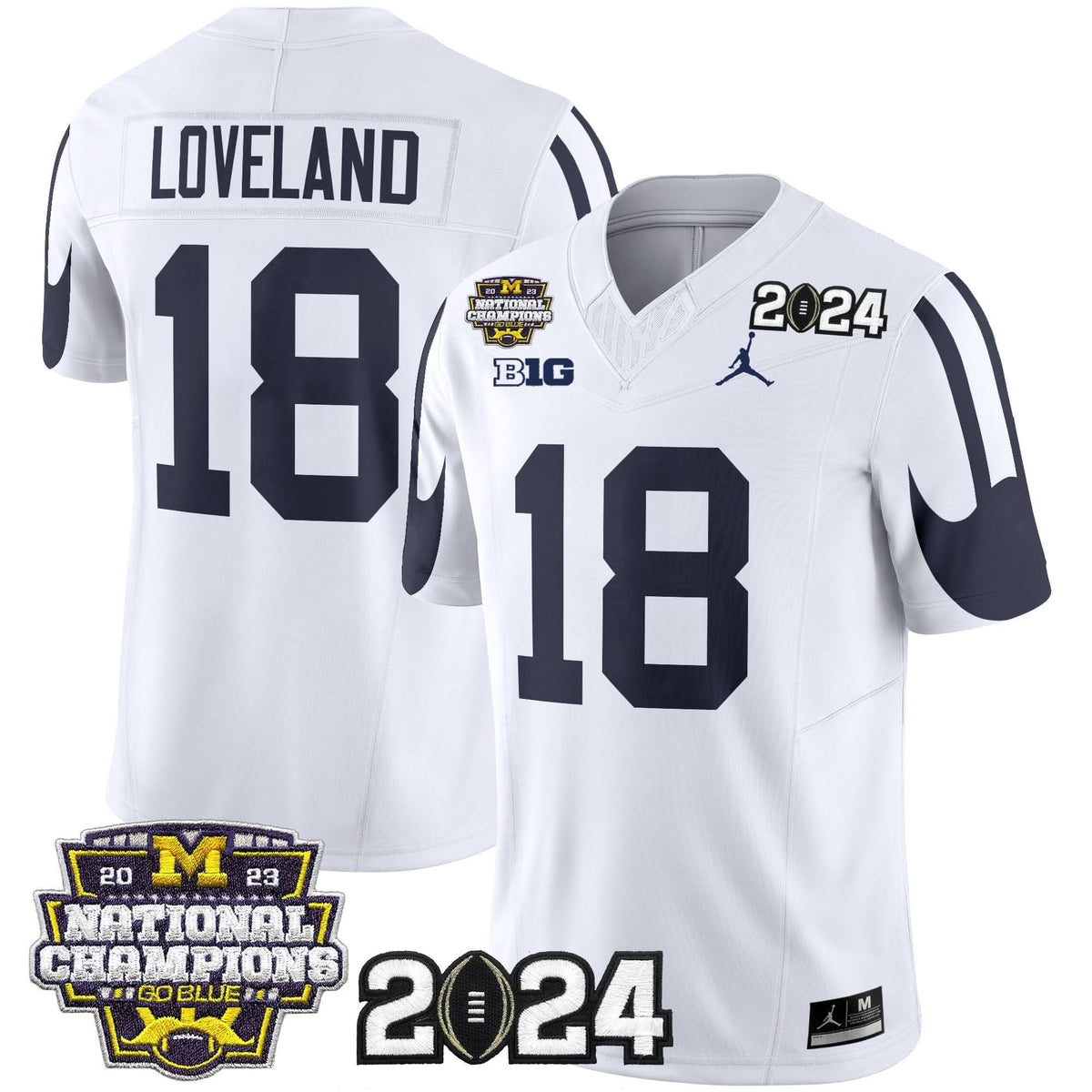 MW 2024 CFP & National Champions Patch Vapor Limited Jersey