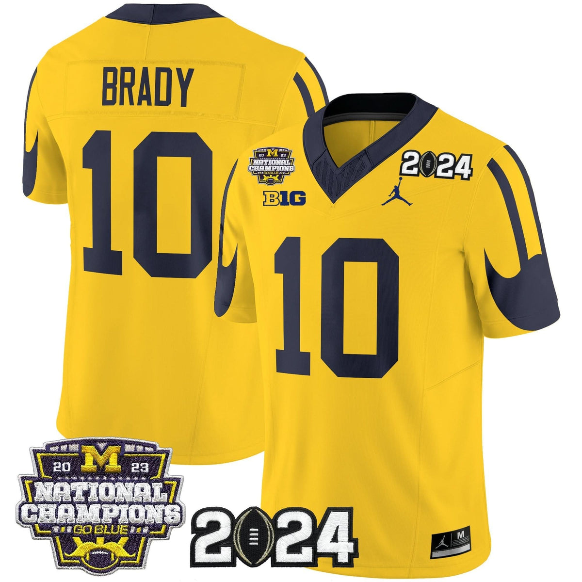 MW 2024 CFP & National Champions Patch Vapor Limited Jersey