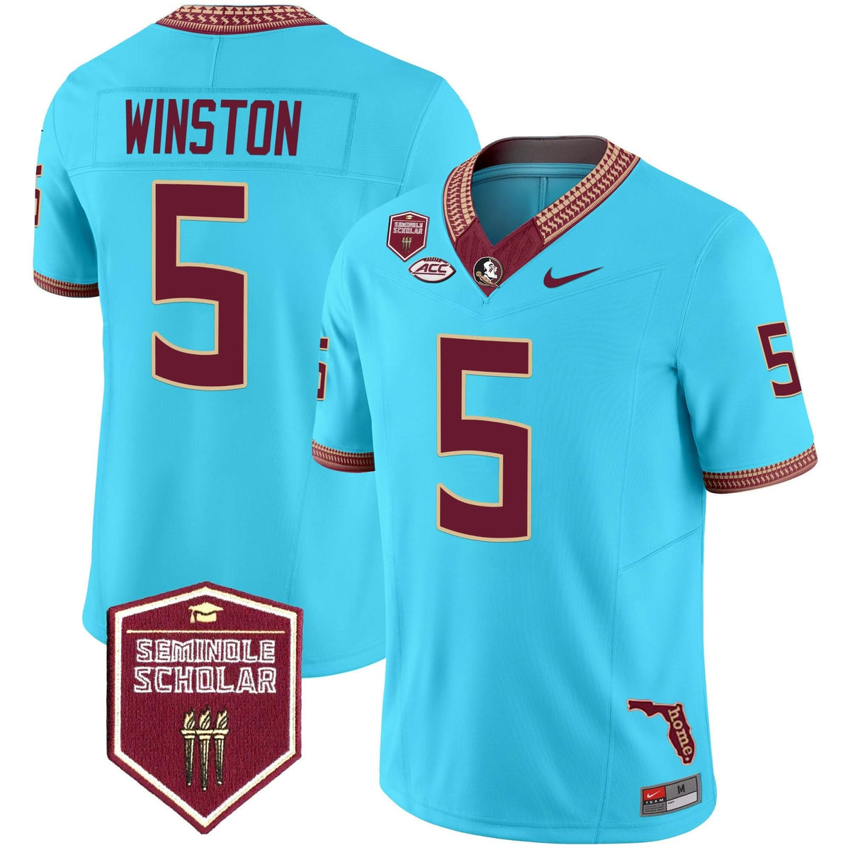 FSS 2024 Seminole Scholar Patch Vapor Limited Jersey