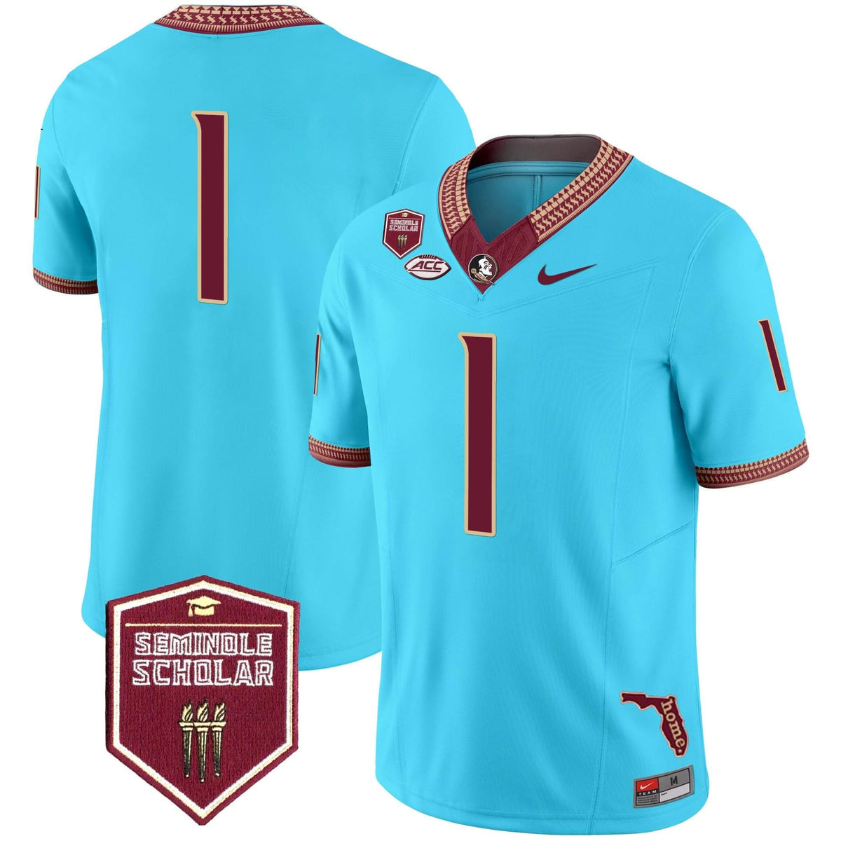 FSS 2024 Seminole Scholar Patch Vapor Limited Jersey