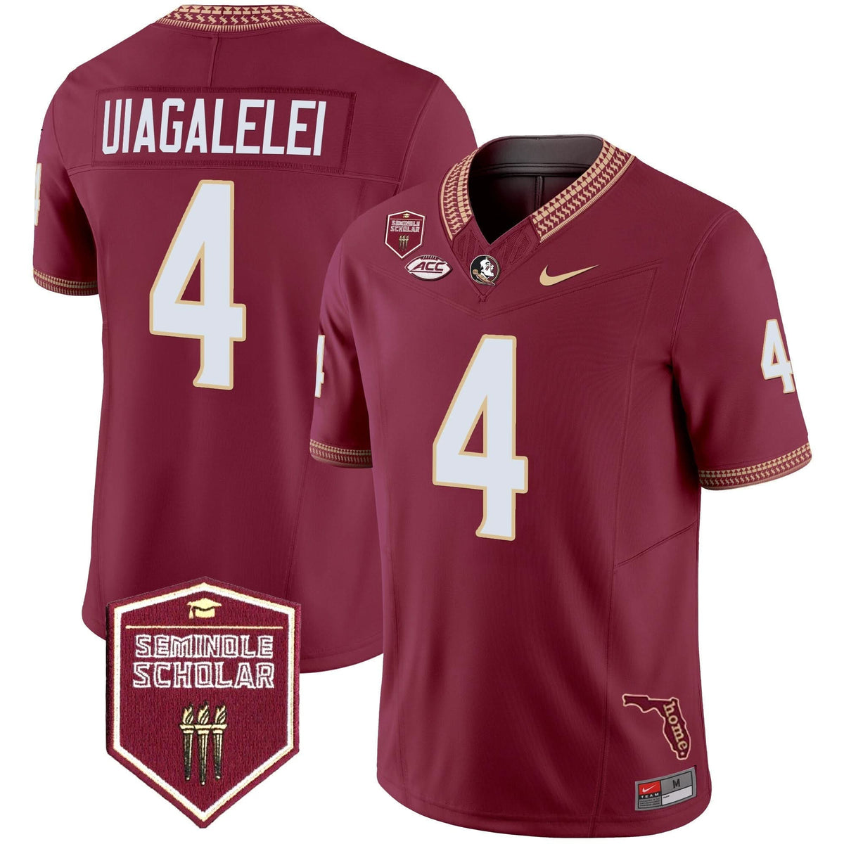 FSS 2024 Seminole Scholar Patch Vapor Limited Jersey