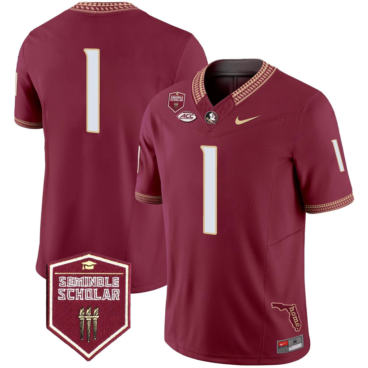 FSS 2024 Seminole Scholar Patch Vapor Limited Jersey