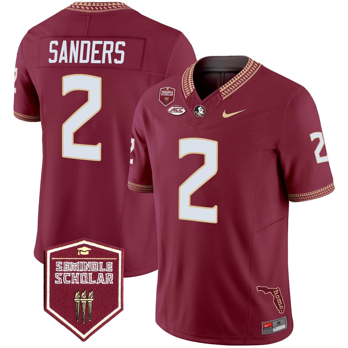 FSS 2025 Seminole Scholar Patch Vapor Limited Jersey