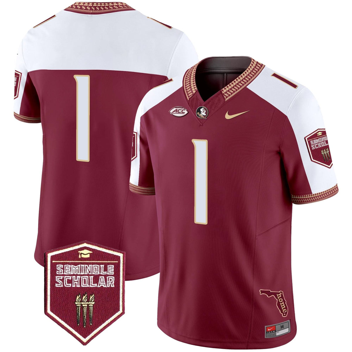 FSS 2024 Seminole Scholar Patch Vapor Limited Jersey