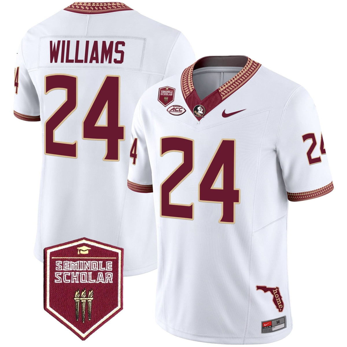 FSS 2024 Seminole Scholar Patch Vapor Limited Jersey