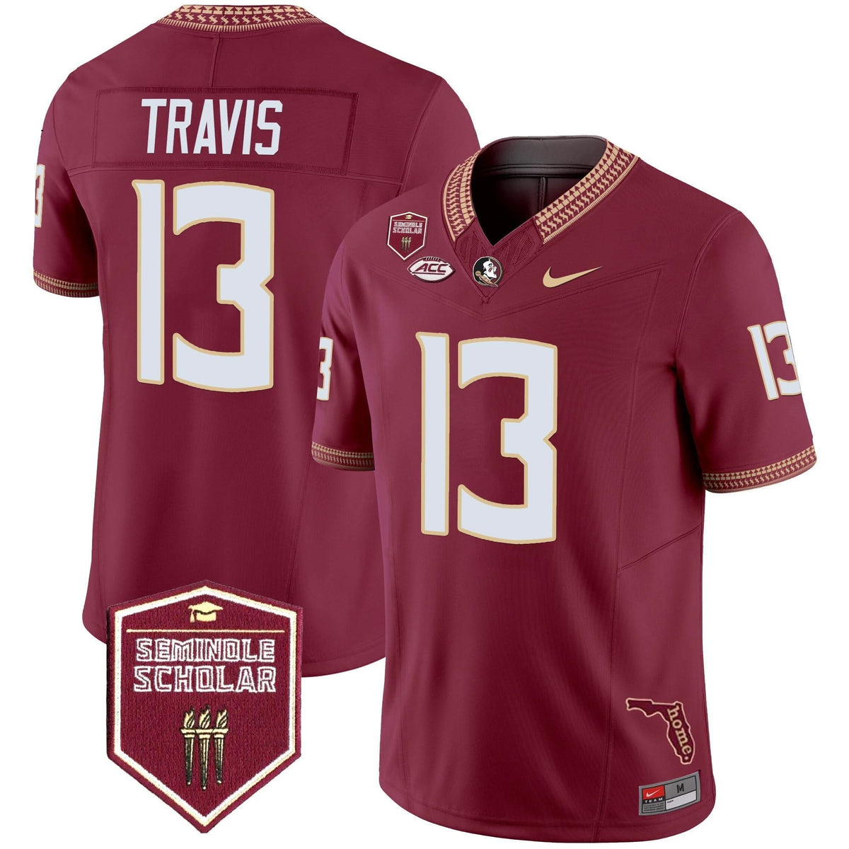 FSS 2024 Seminole Scholar Patch Vapor Limited Jersey