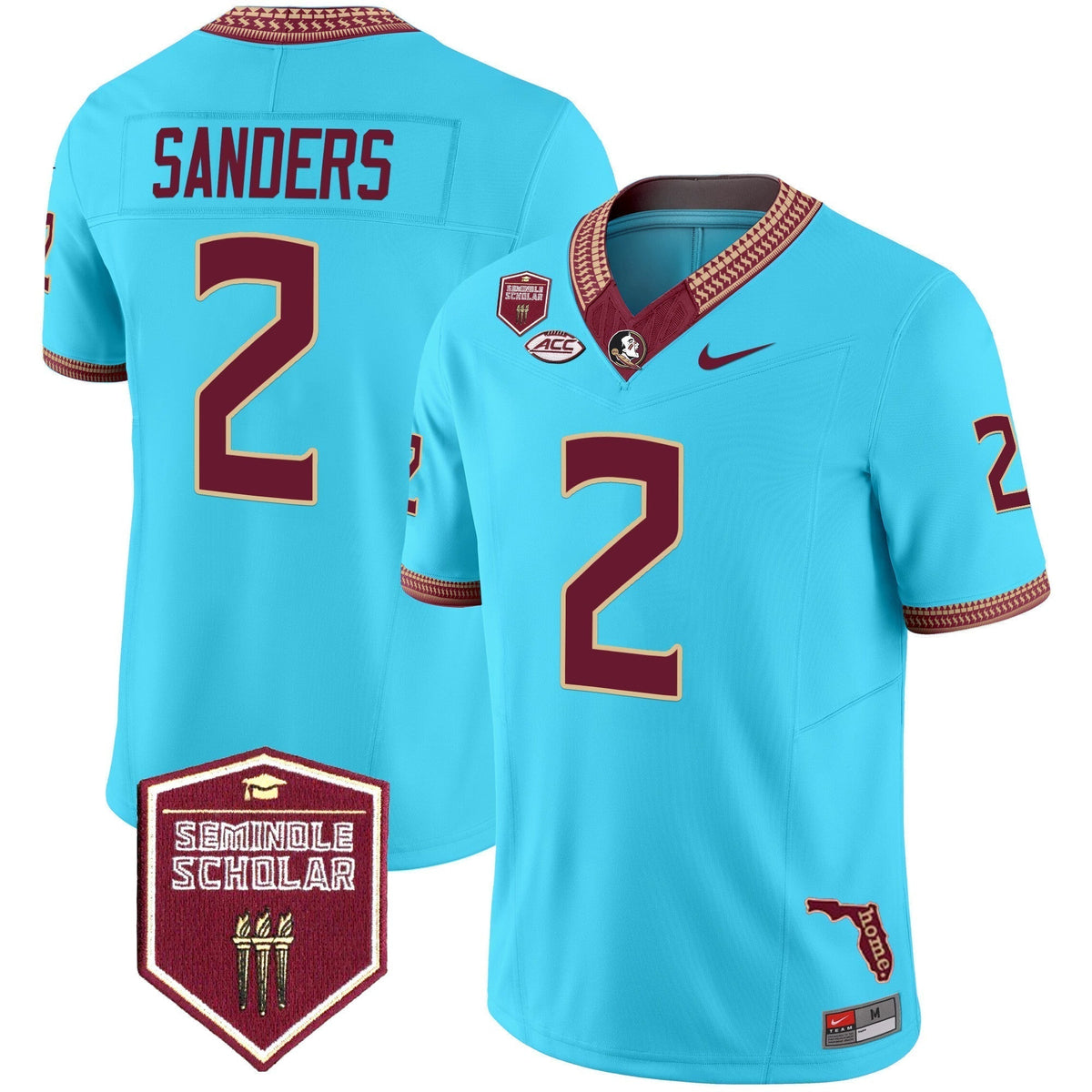 FSS 2025 Seminole Scholar Patch Vapor Limited Jersey