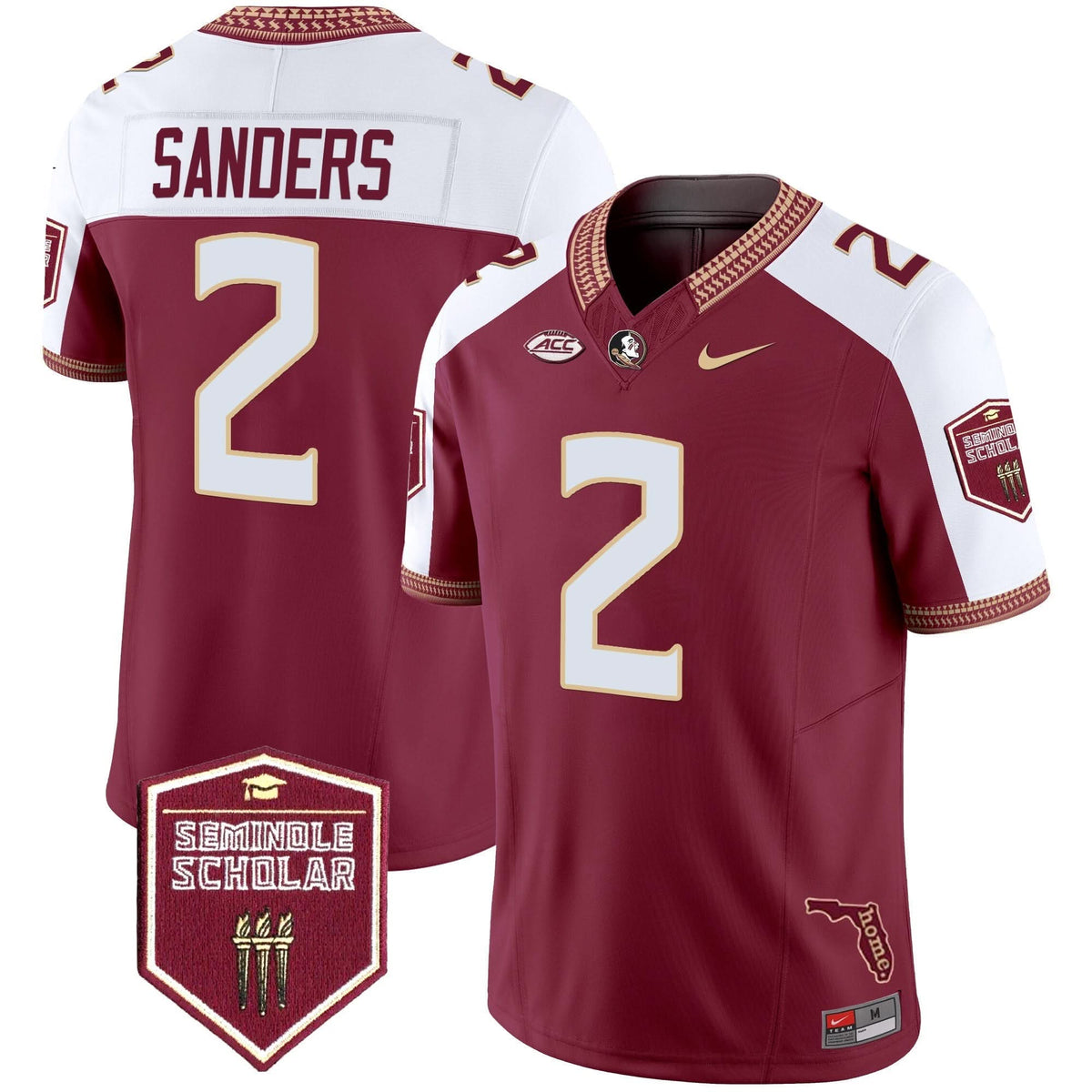 FSS 2024 Seminole Scholar Patch Vapor Limited Jersey