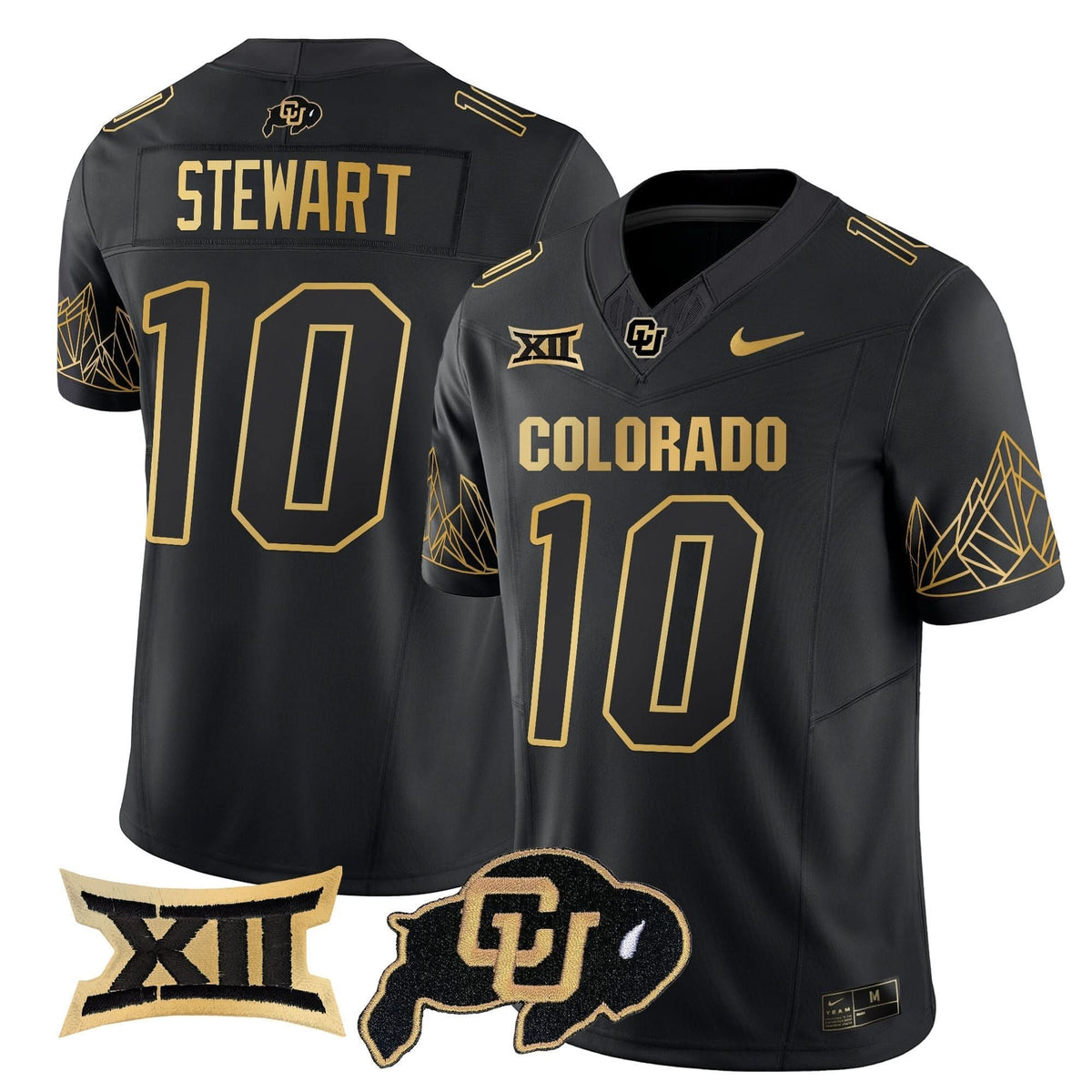 CB Big 12 XII Patch Gold Vapor Limited Jersey