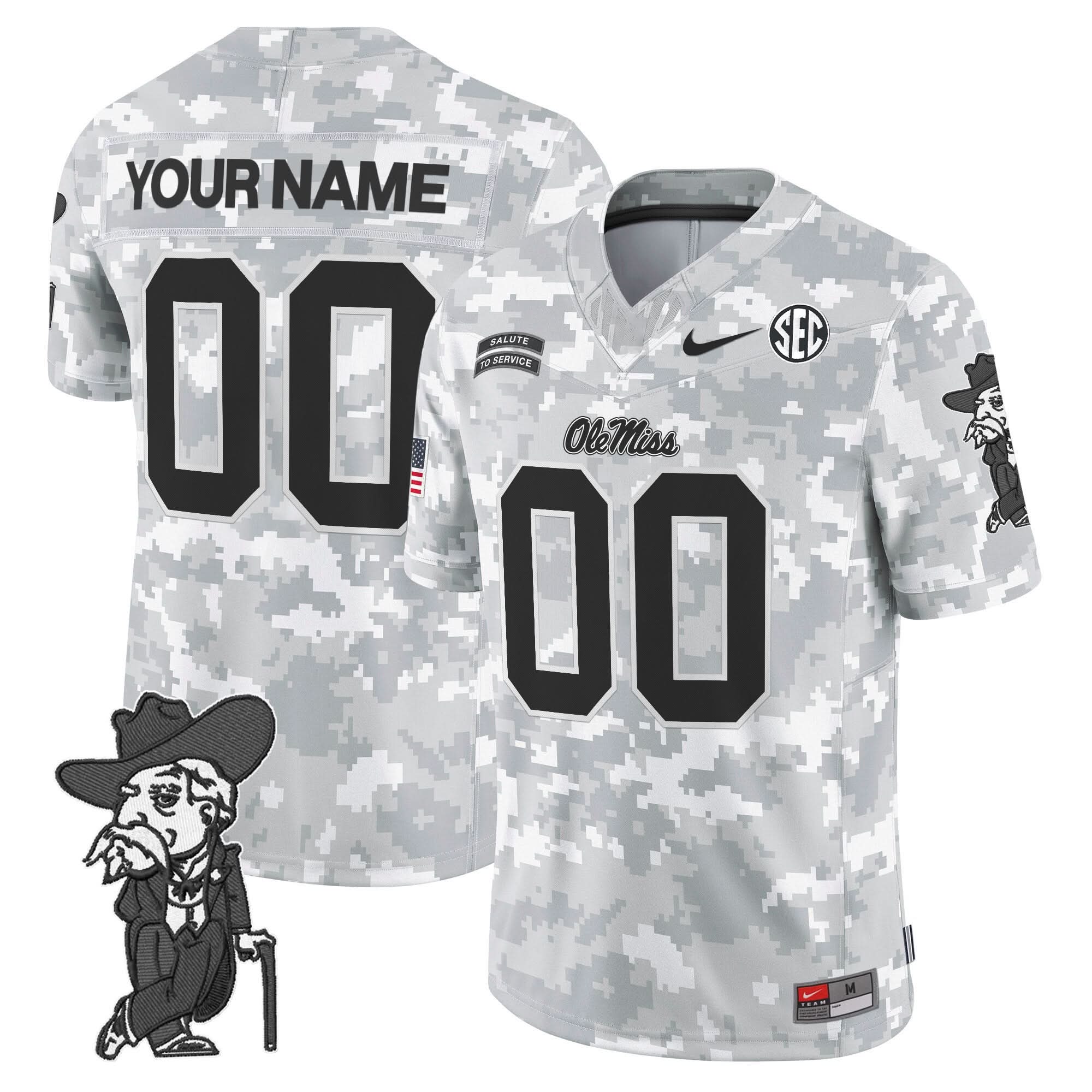 OMB 2024 Salute to Service Vapor Limited Custom Jersey - Arctic Camo