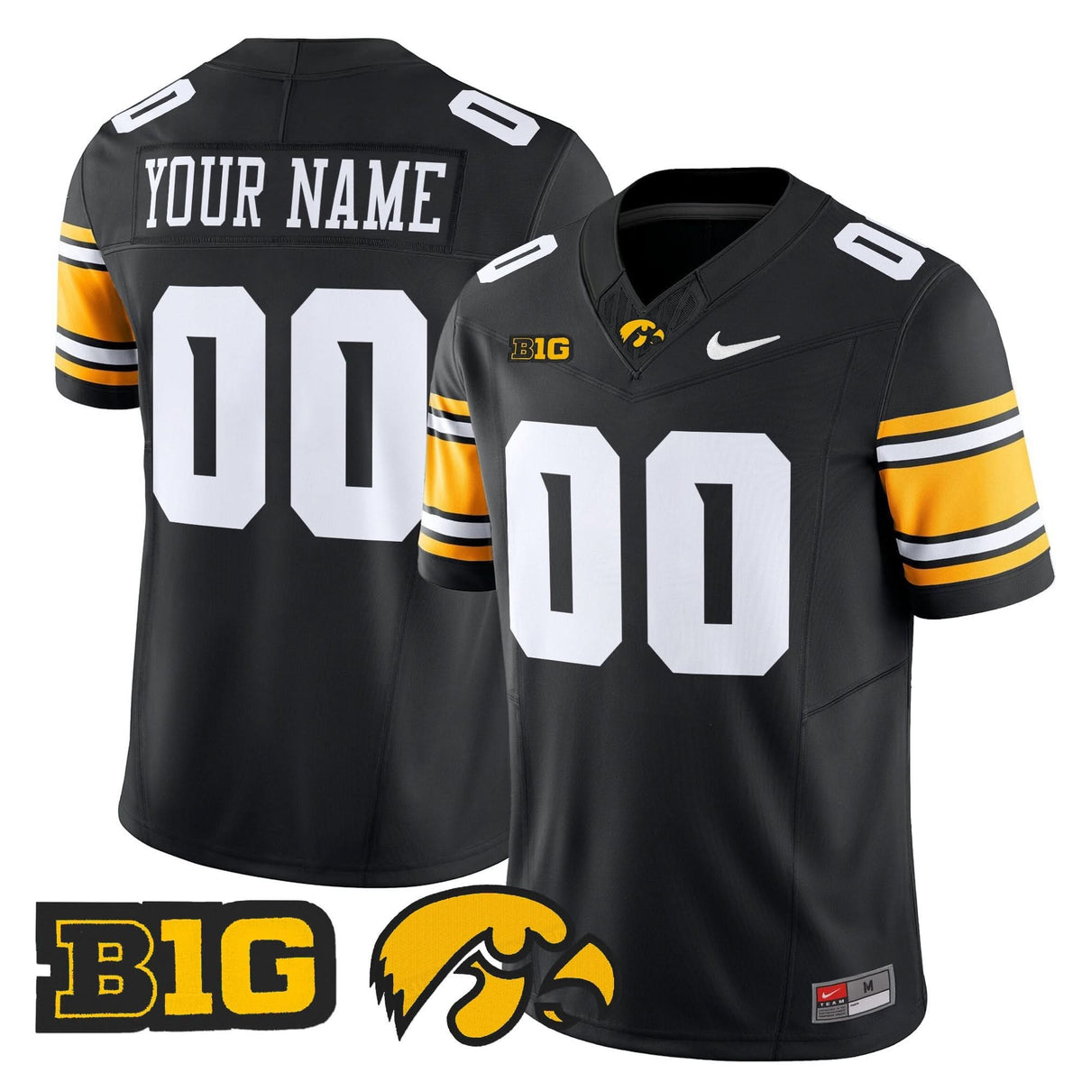 Iowa Hawkeyes 2025 Vapor Limited Custom Jersey