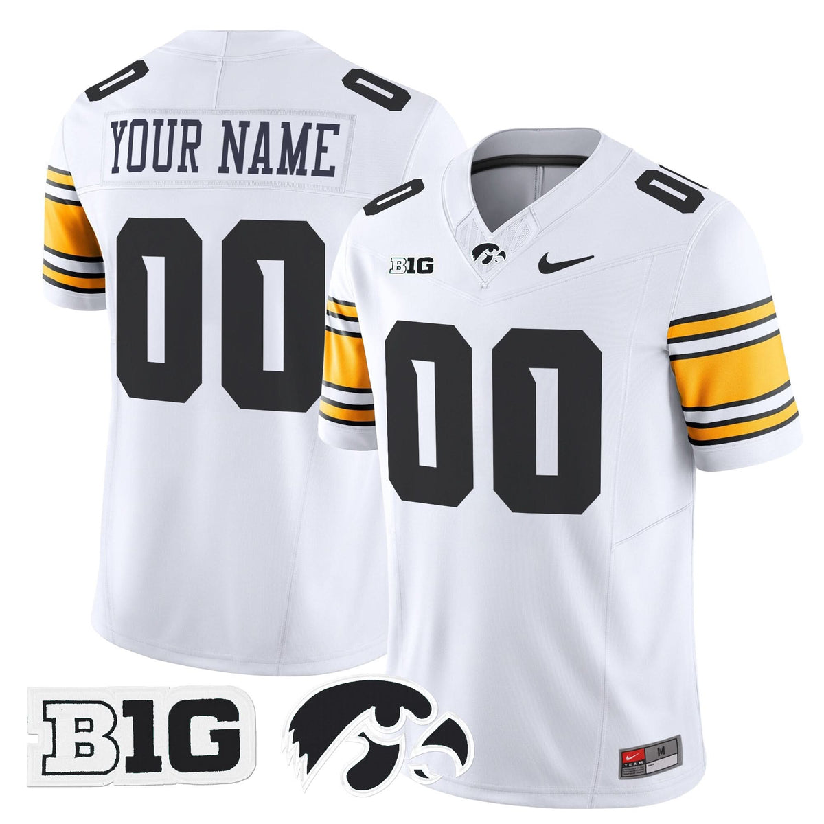 Iowa Hawkeyes 2025 Vapor Limited Custom Jersey