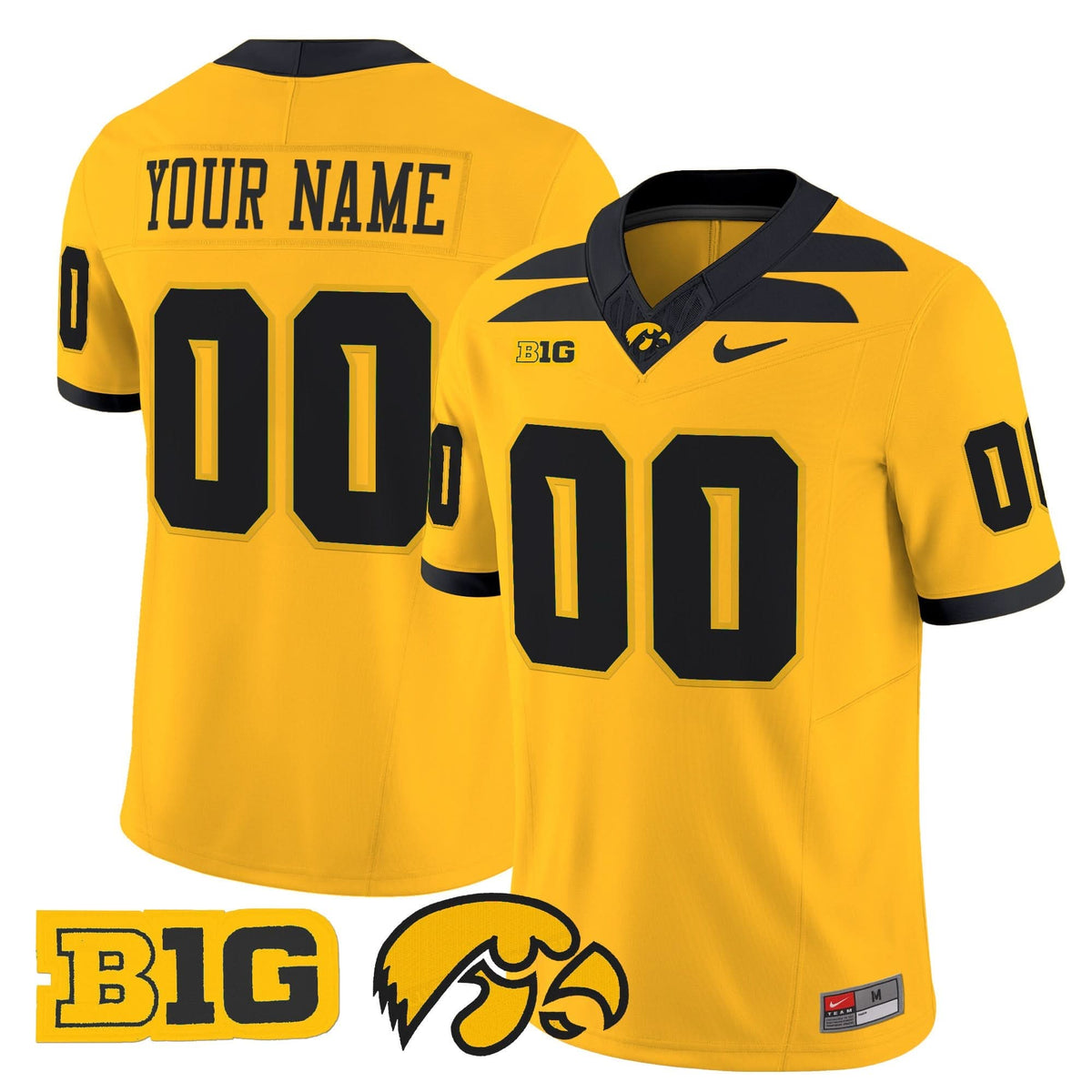 Iowa Hawkeyes 2025 Vapor Limited Custom Jersey