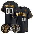 SDP Tony Gwynn & Faithful Patch Vapor Premier Limited Custom Jersey – Stitched