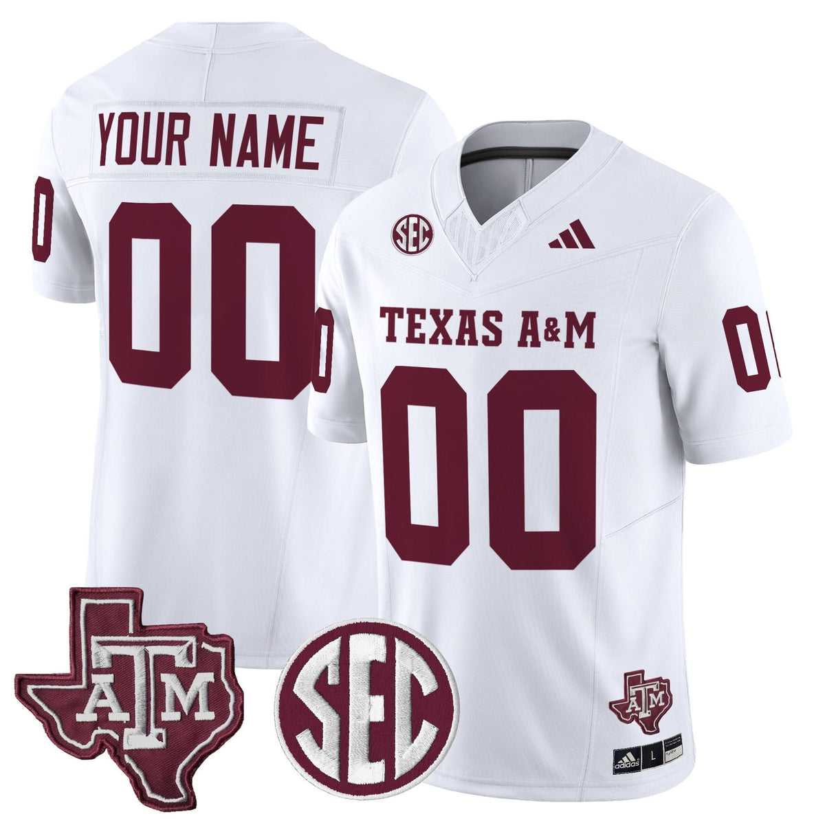Aggies 2025 Vapor Limited Custom Jersey