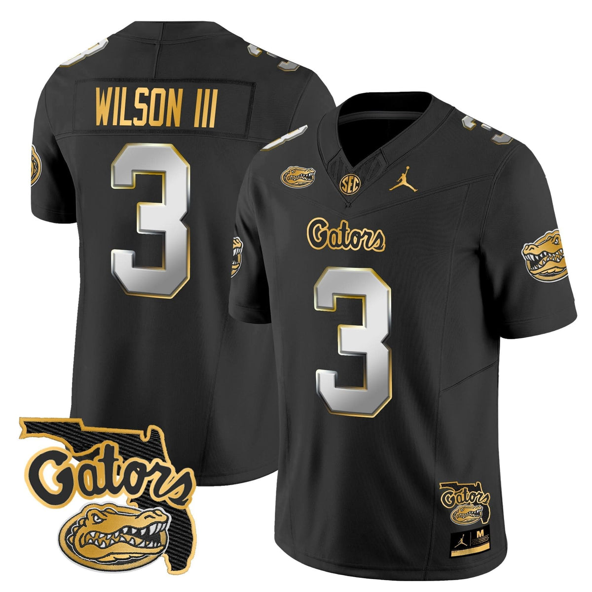 FG 2024 Florida Patch Gold Vapor Limited Jersey