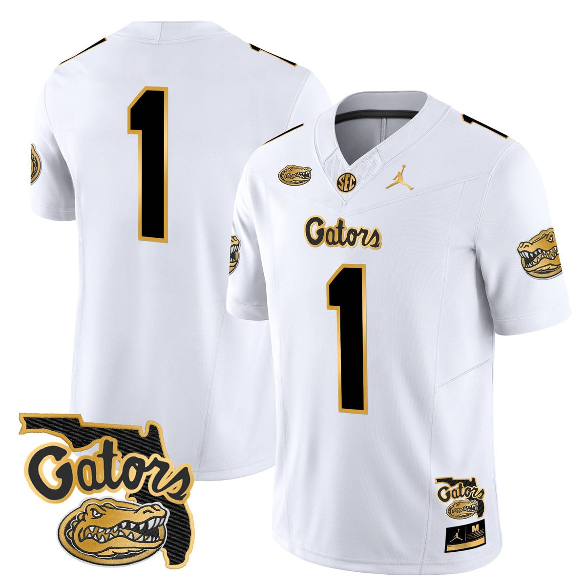 FG 2024 Florida Patch Gold Vapor Limited Jersey