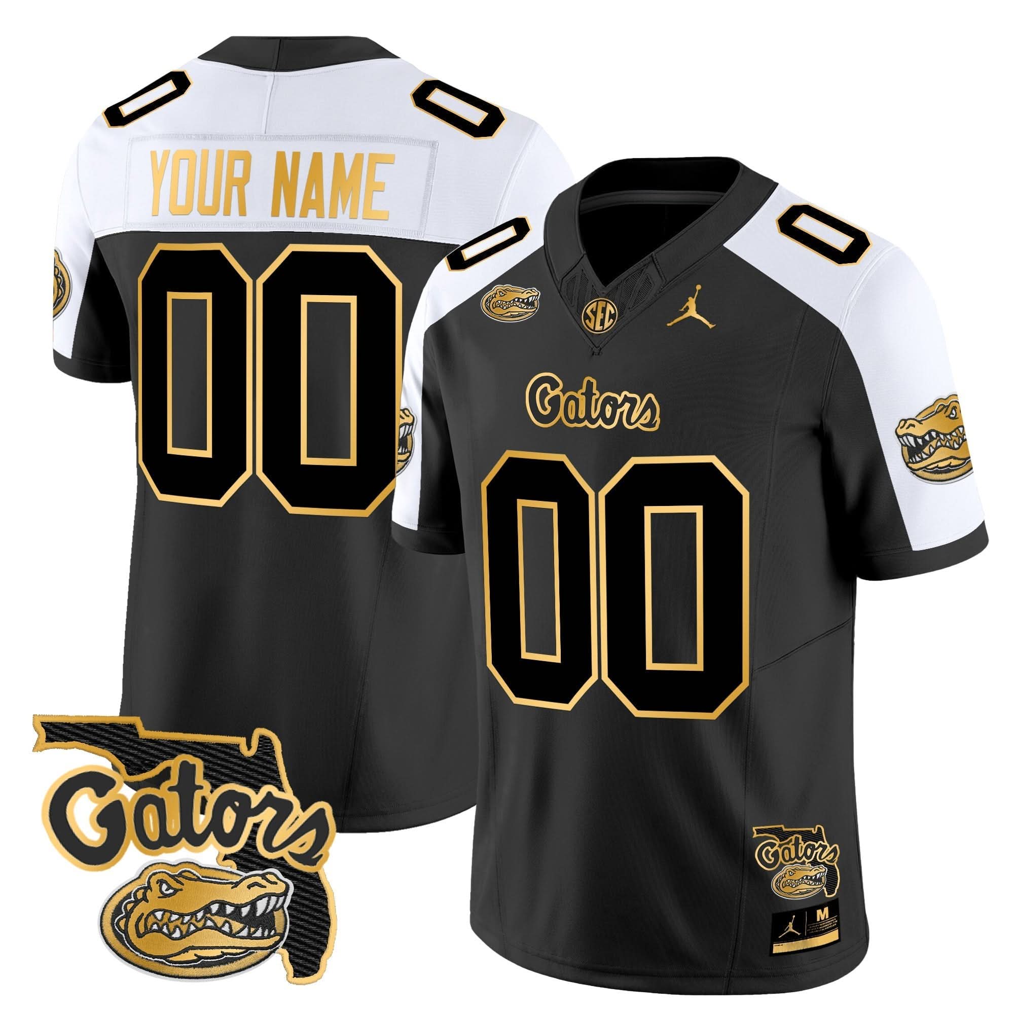 FG 2024 Florida Patch Gold Vapor Limited Custom Jersey