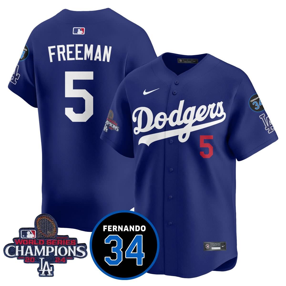 LA LAD - World Series Champions 2024 Jersey - Stitched