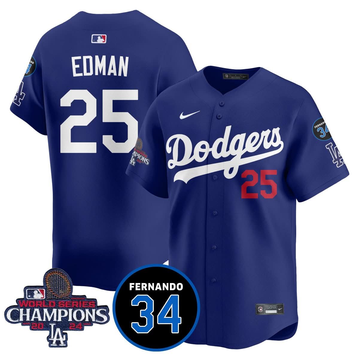 LA LAD - World Series Champions 2024 Jersey - Stitched