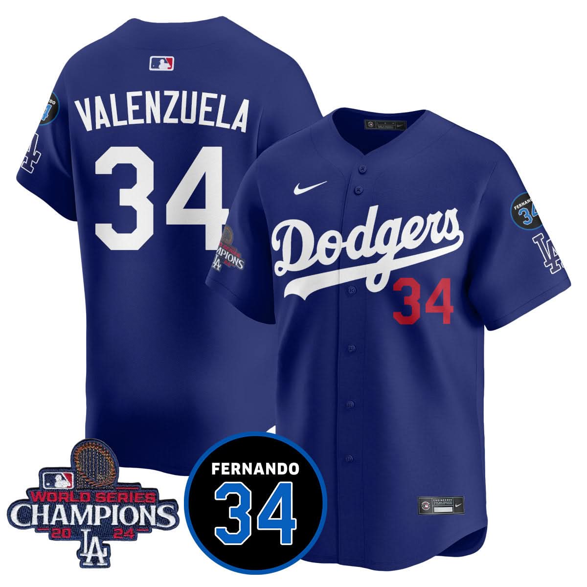 LA LAD - World Series Champions 2024 Jersey - Stitched