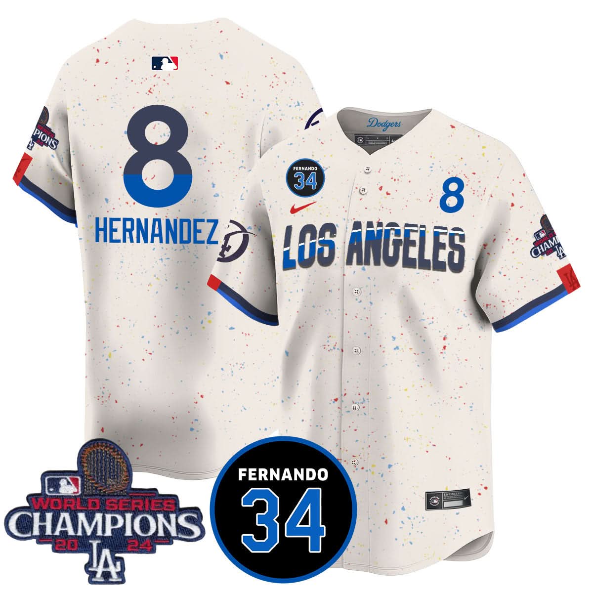 LA LAD - World Series Champions 2024 Jersey - Stitched