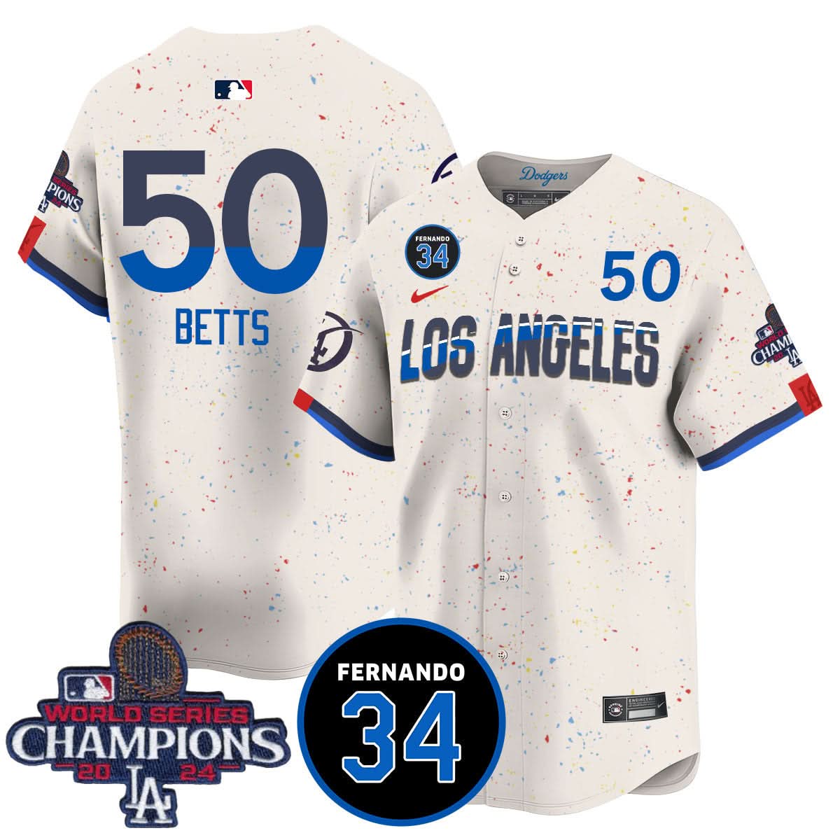 LA LAD - World Series Champions 2024 Jersey - Stitched