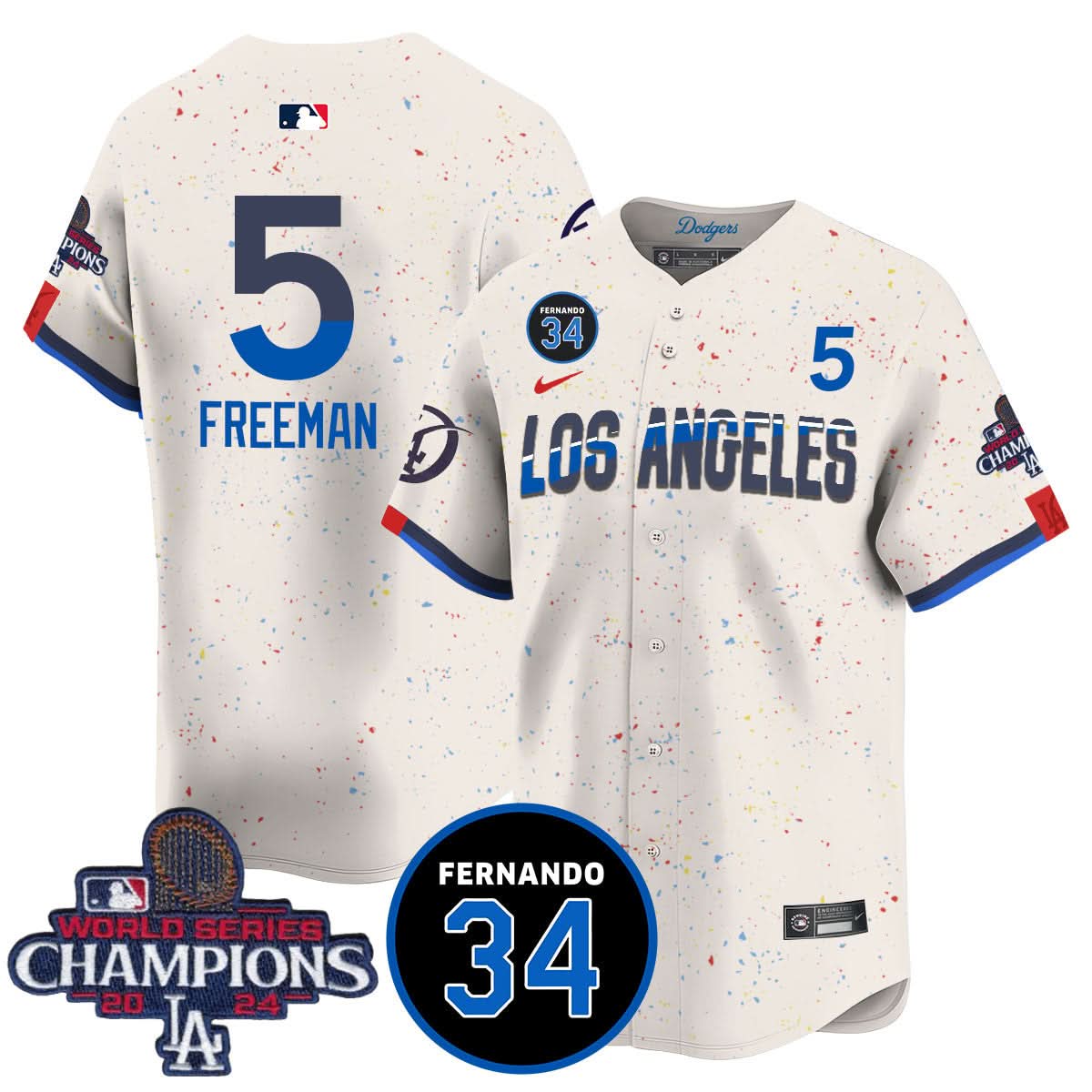 LA LAD - World Series Champions 2024 Jersey - Stitched