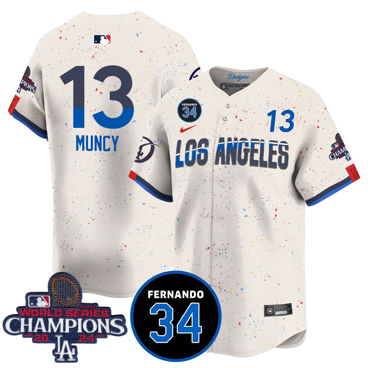 LA LAD - World Series Champions 2024 Jersey - Stitched