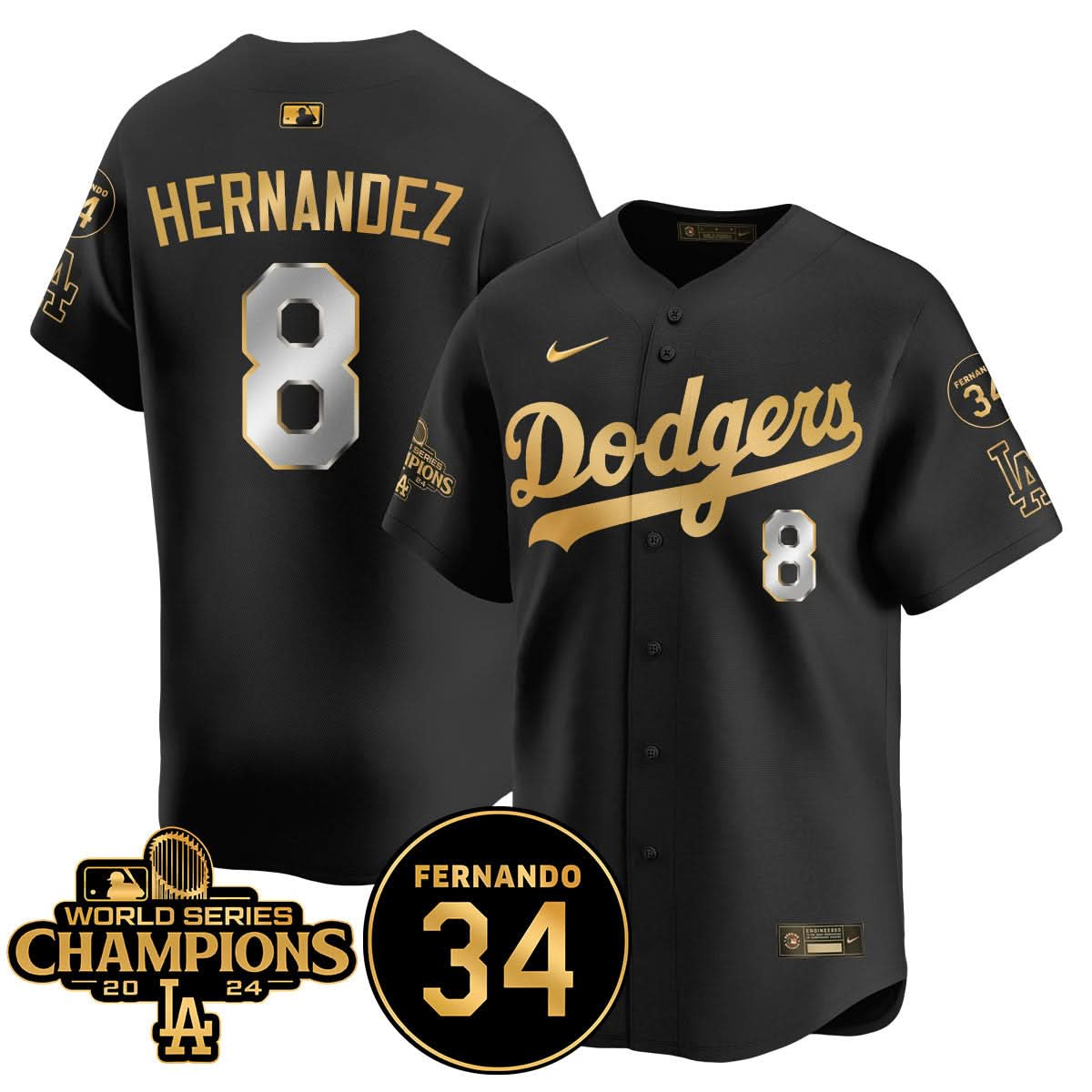 LA LAD - World Series Champions 2024 Jersey - Stitched