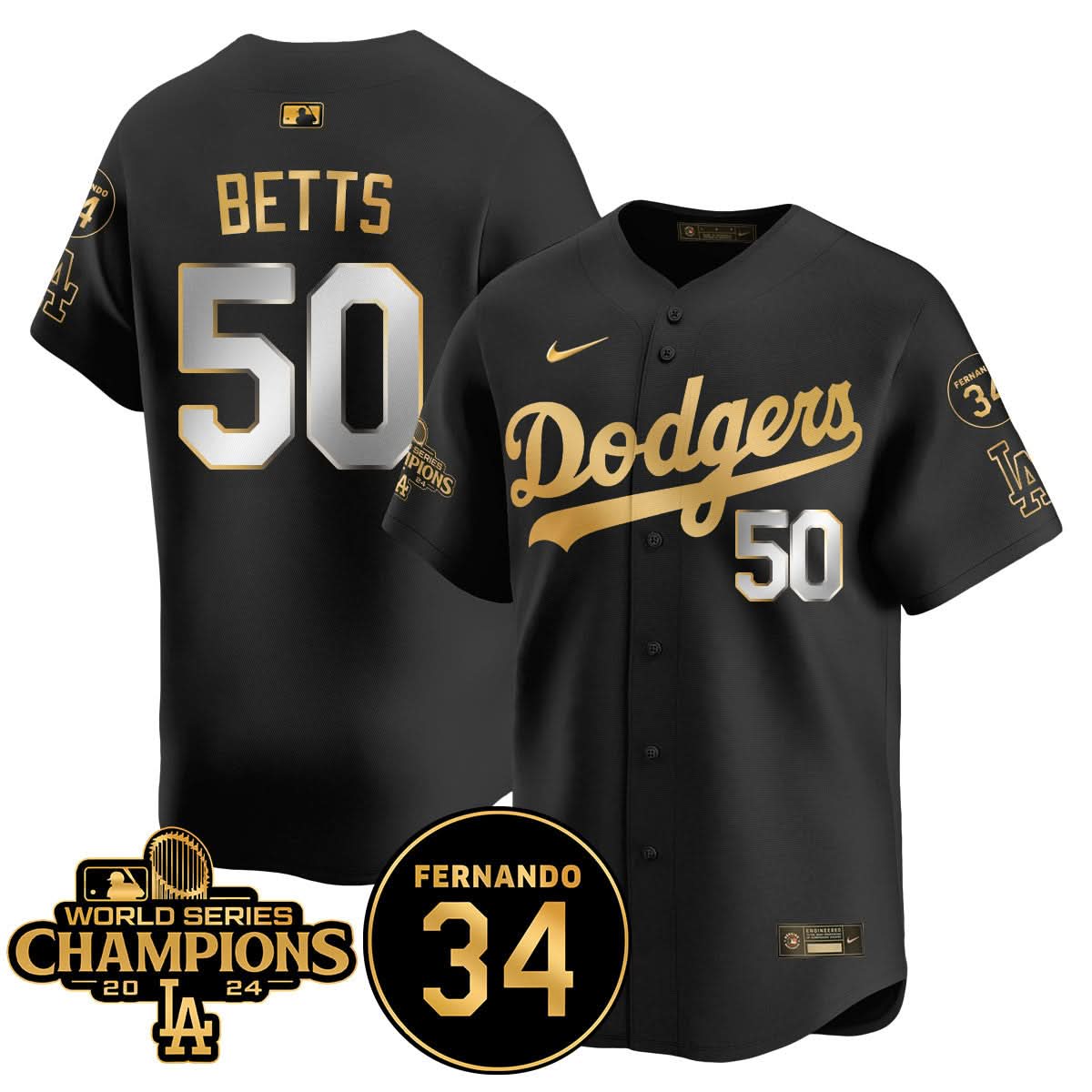 LA LAD - World Series Champions 2024 Jersey - Stitched