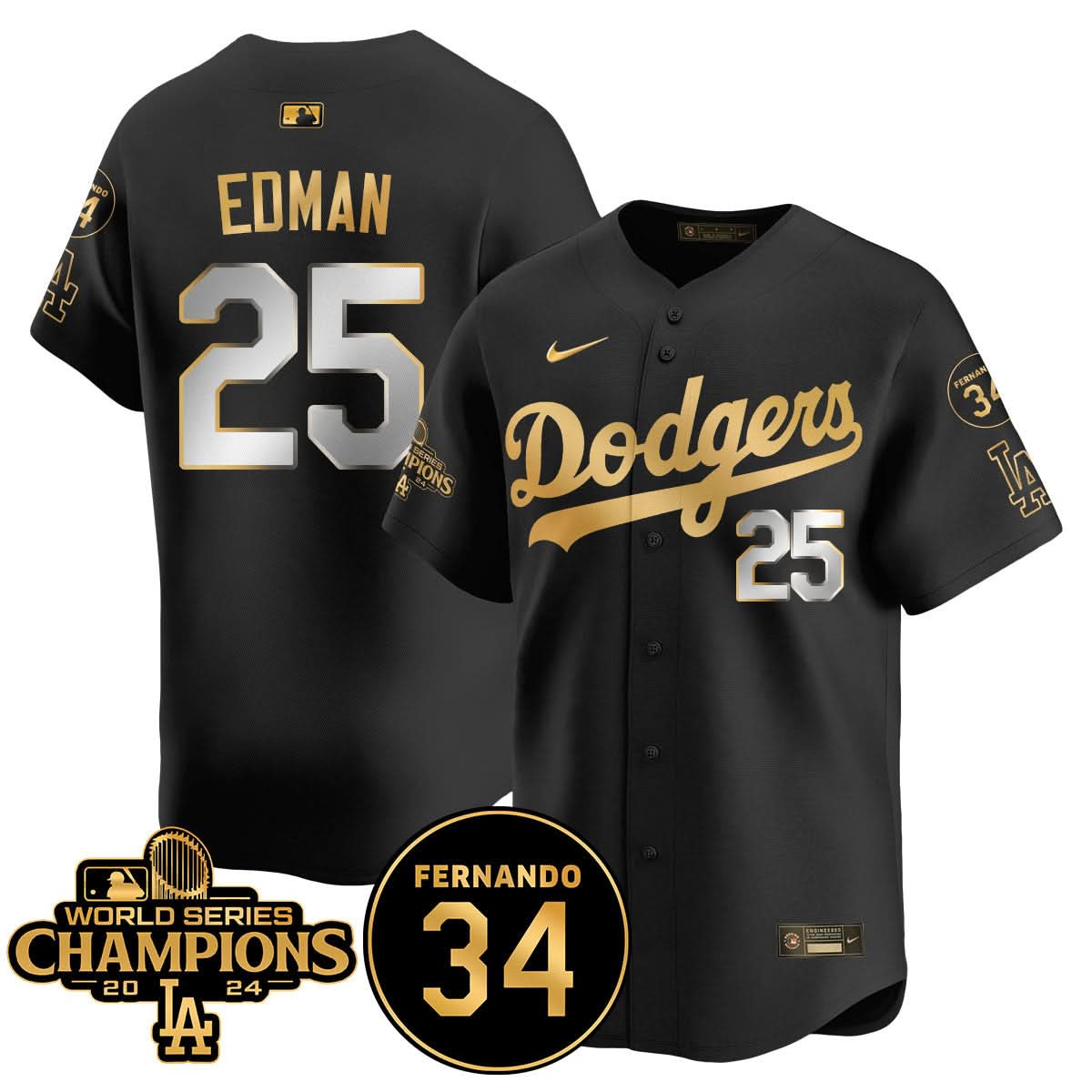 LA LAD - World Series Champions 2024 Jersey - Stitched