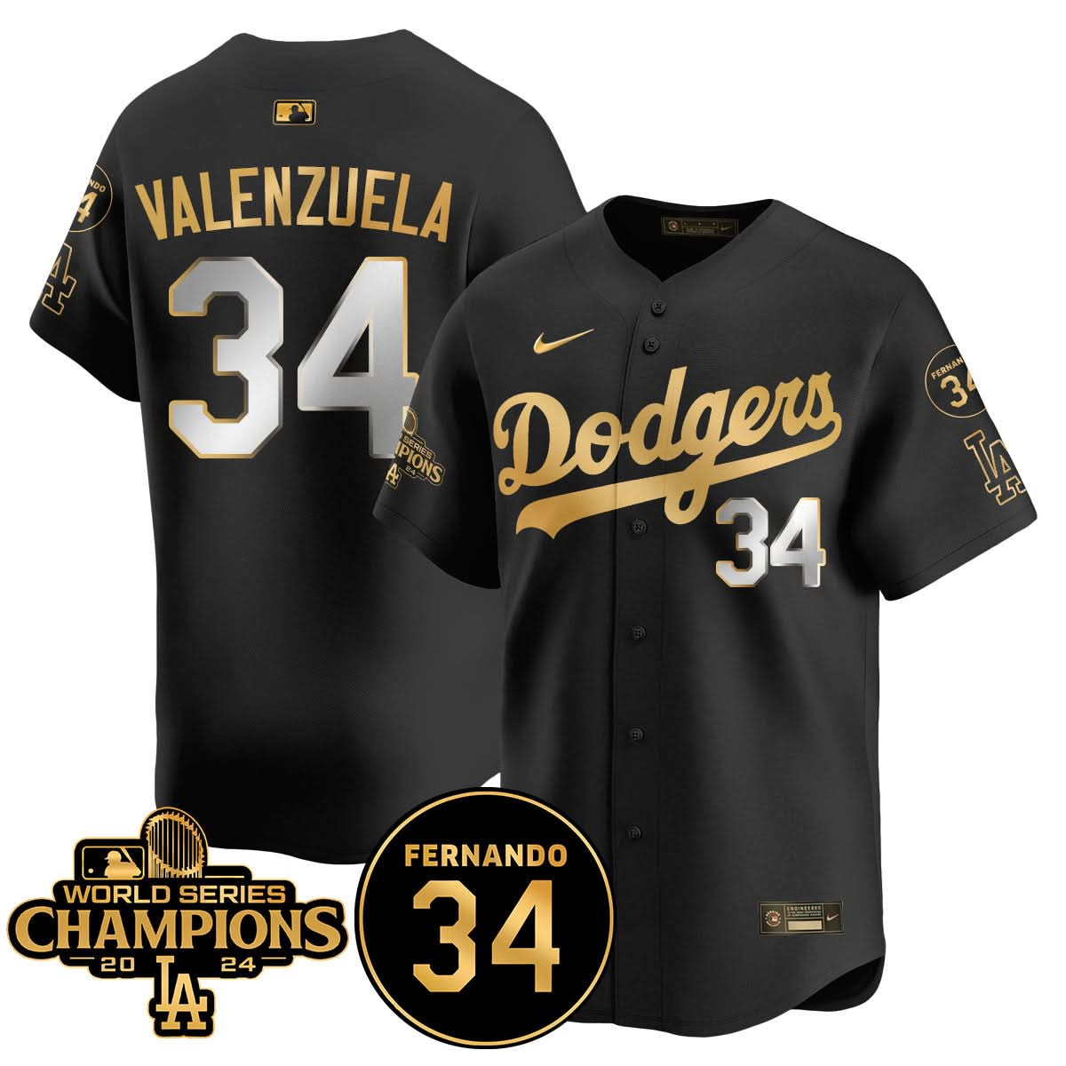 LA LAD - World Series Champions 2024 Jersey - Stitched