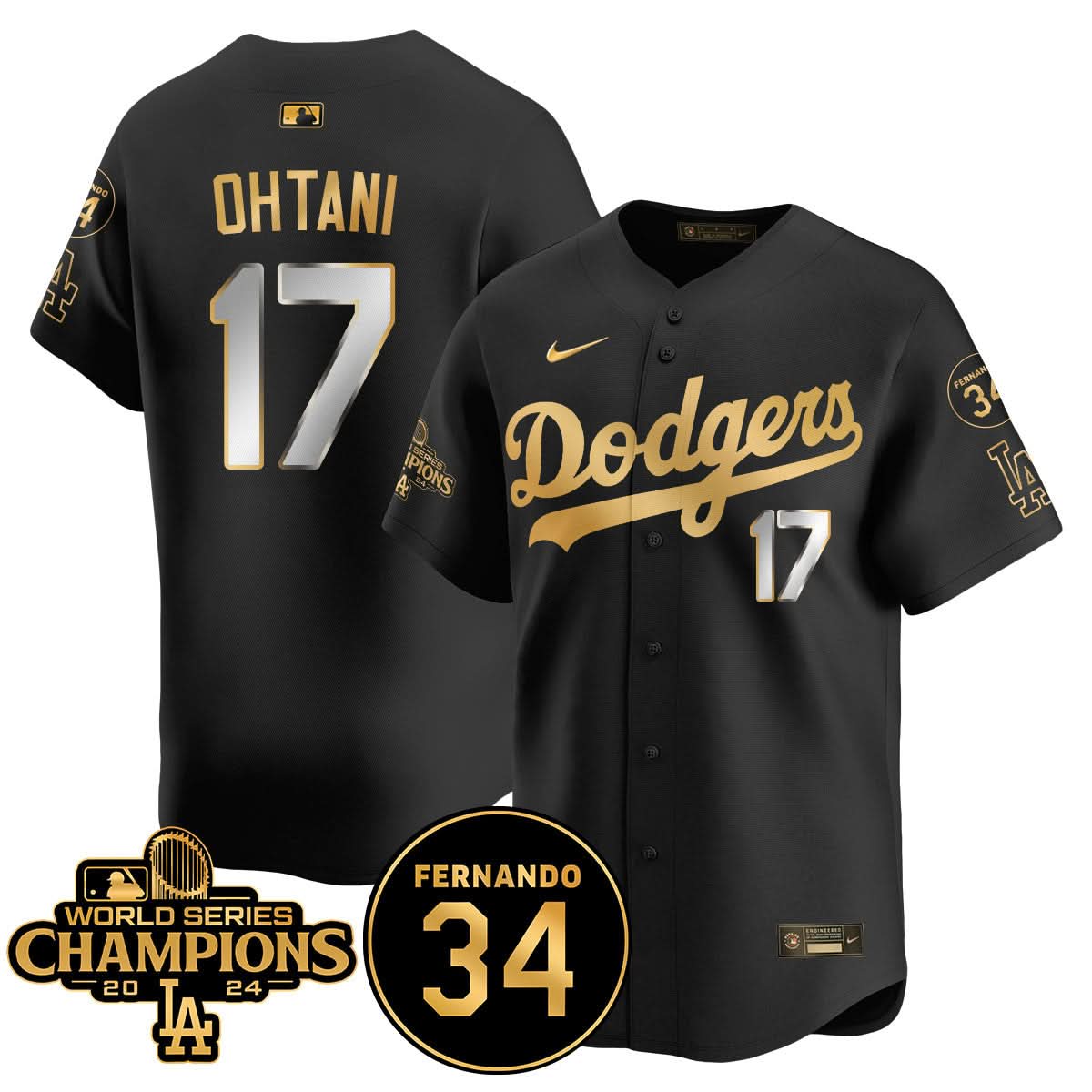 LA LAD - World Series Champions 2024 Jersey - Stitched