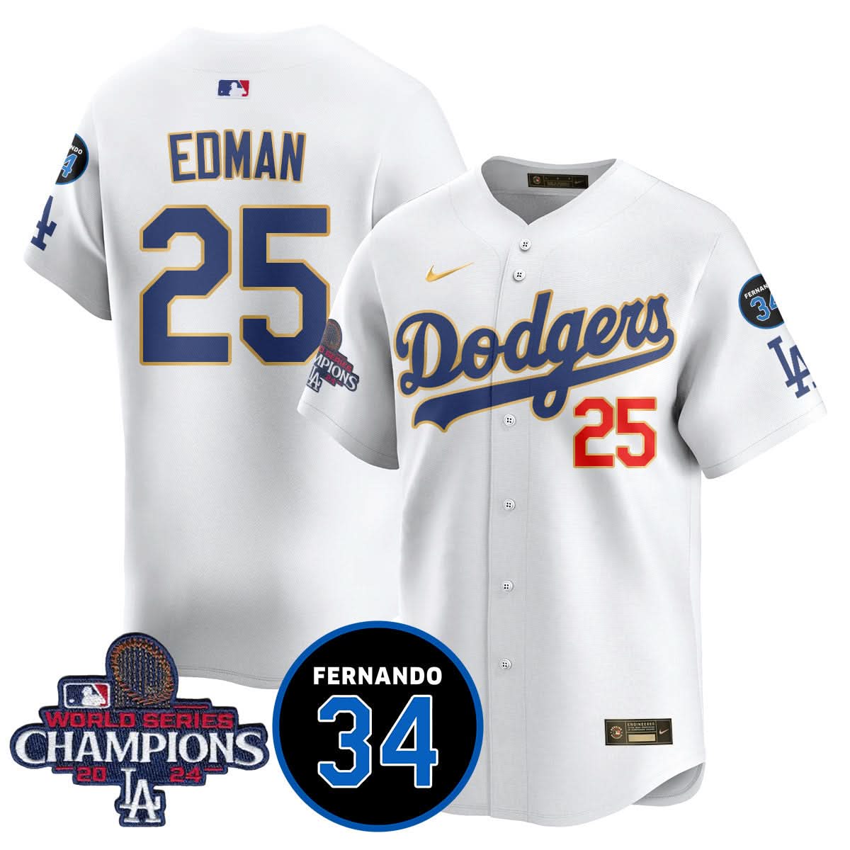 LA LAD - World Series Champions 2024 Jersey - Stitched