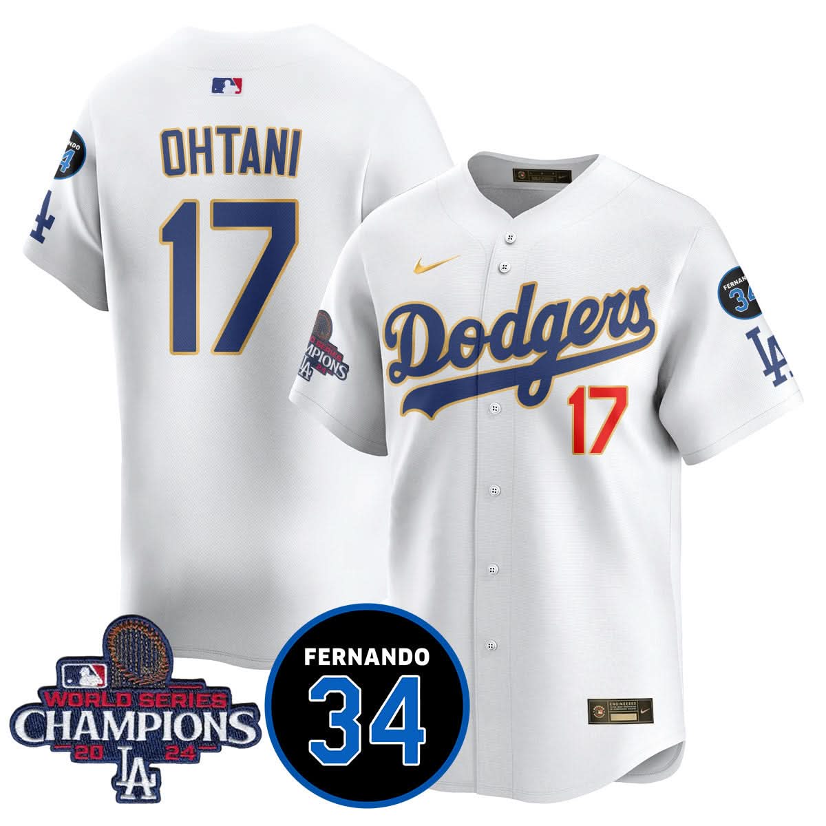 LA LAD - World Series Champions 2024 Jersey - Stitched
