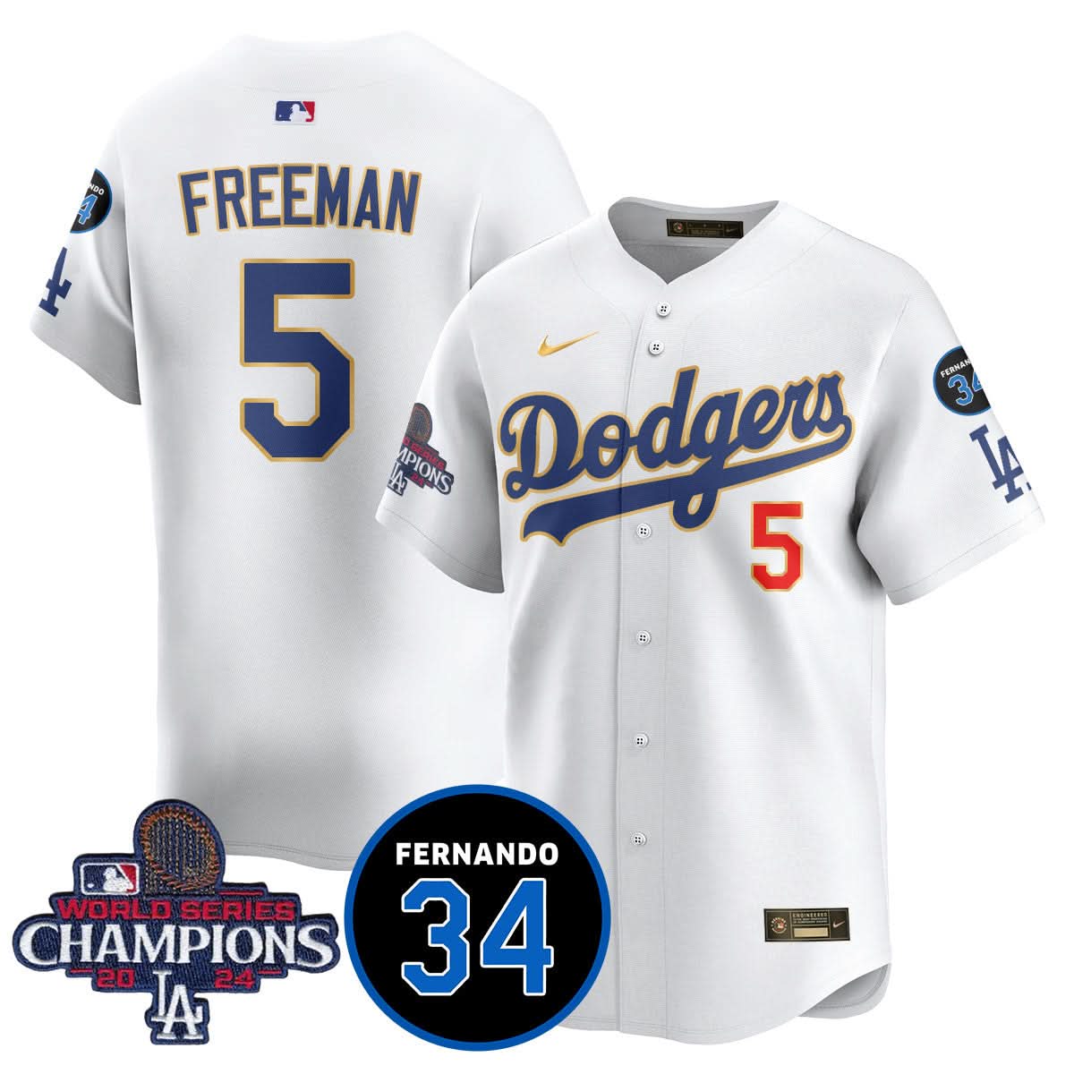 LA LAD - World Series Champions 2024 Jersey - Stitched